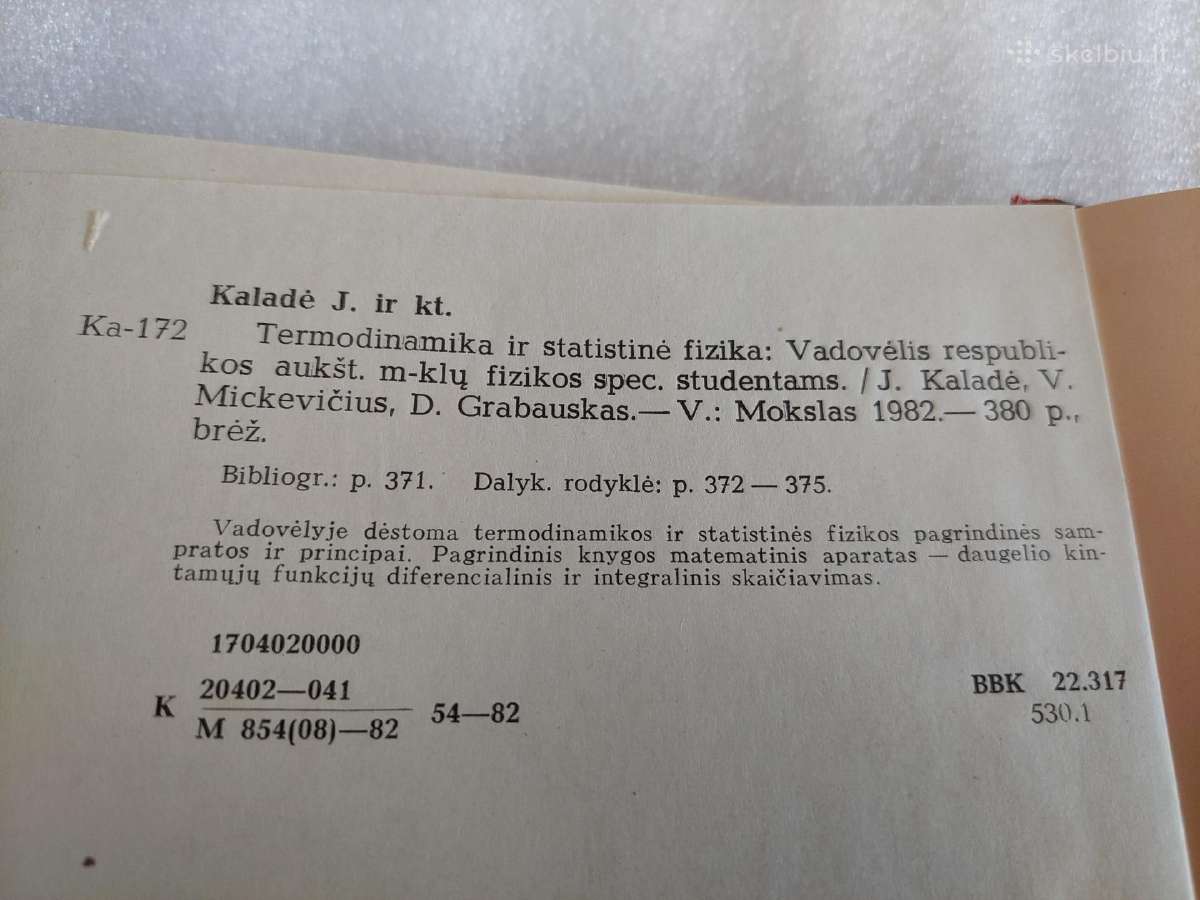 Termodinamika ir statistinė fizika - nuotraukos Nr. 7