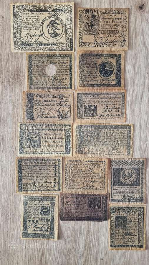Amerikos banknotai 1773-1780