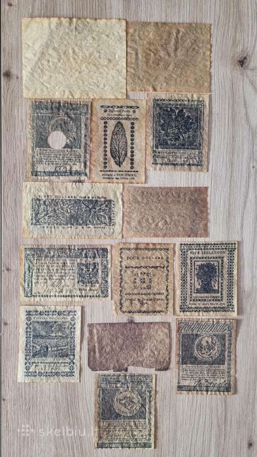 Amerikos banknotai 1773-1780 - nuotraukos Nr. 2
