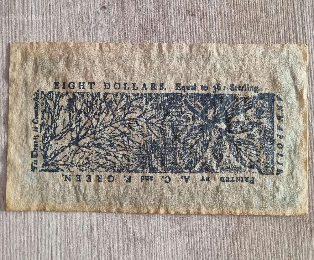 Amerikos banknotai 1773-1780 - nuotraukos Nr. 6