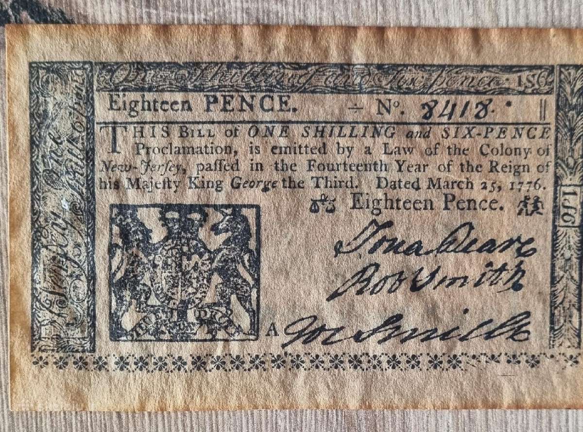 Amerikos banknotai 1773-1780 - nuotraukos Nr. 9