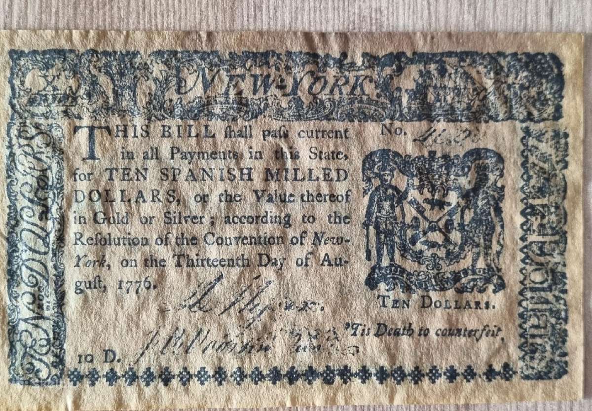 Amerikos banknotai 1773-1780 - nuotraukos Nr. 11