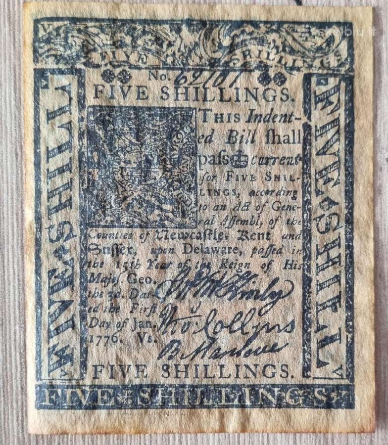Amerikos banknotai 1773-1780 - nuotraukos Nr. 16