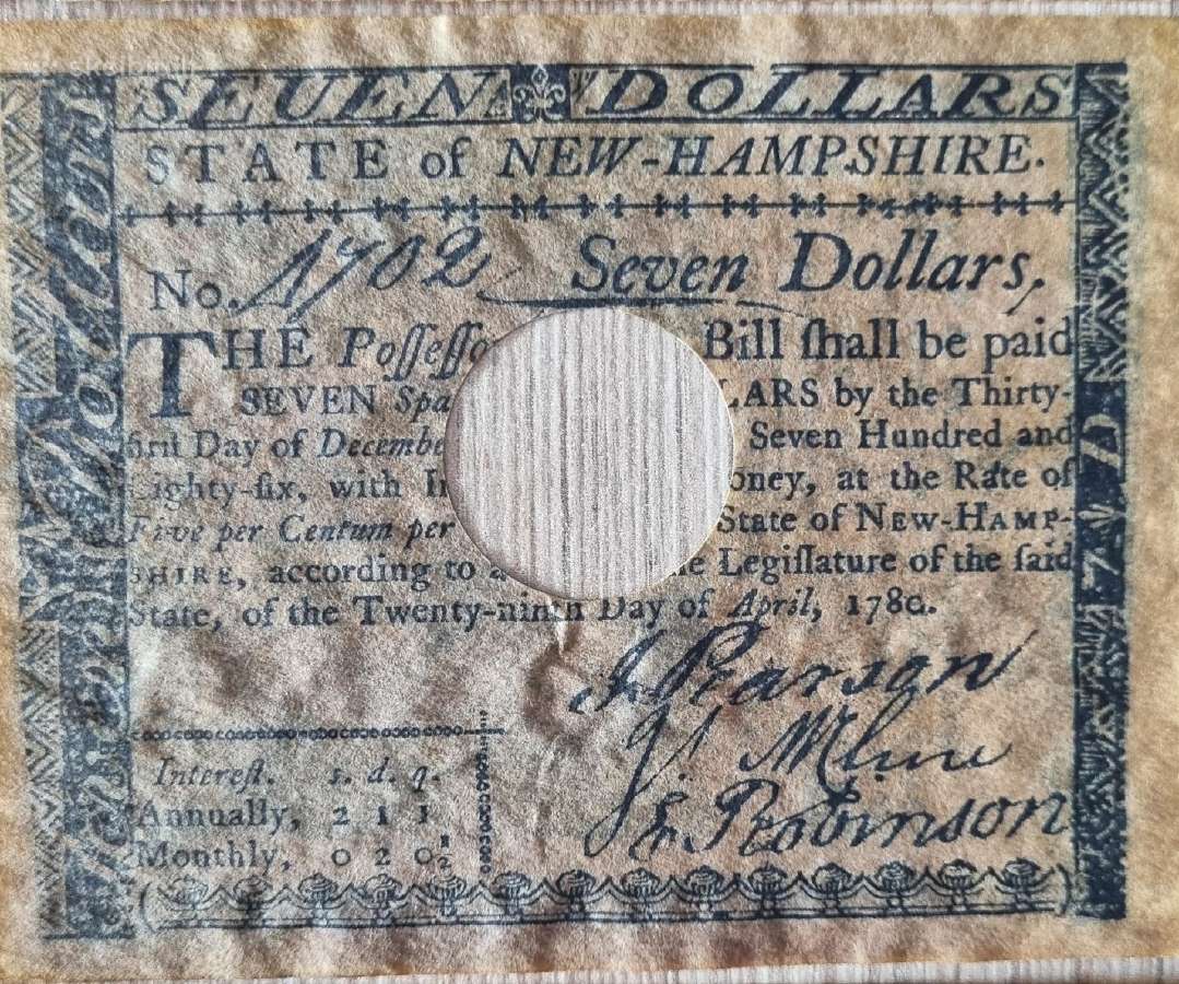 Amerikos banknotai 1773-1780 - nuotraukos Nr. 17
