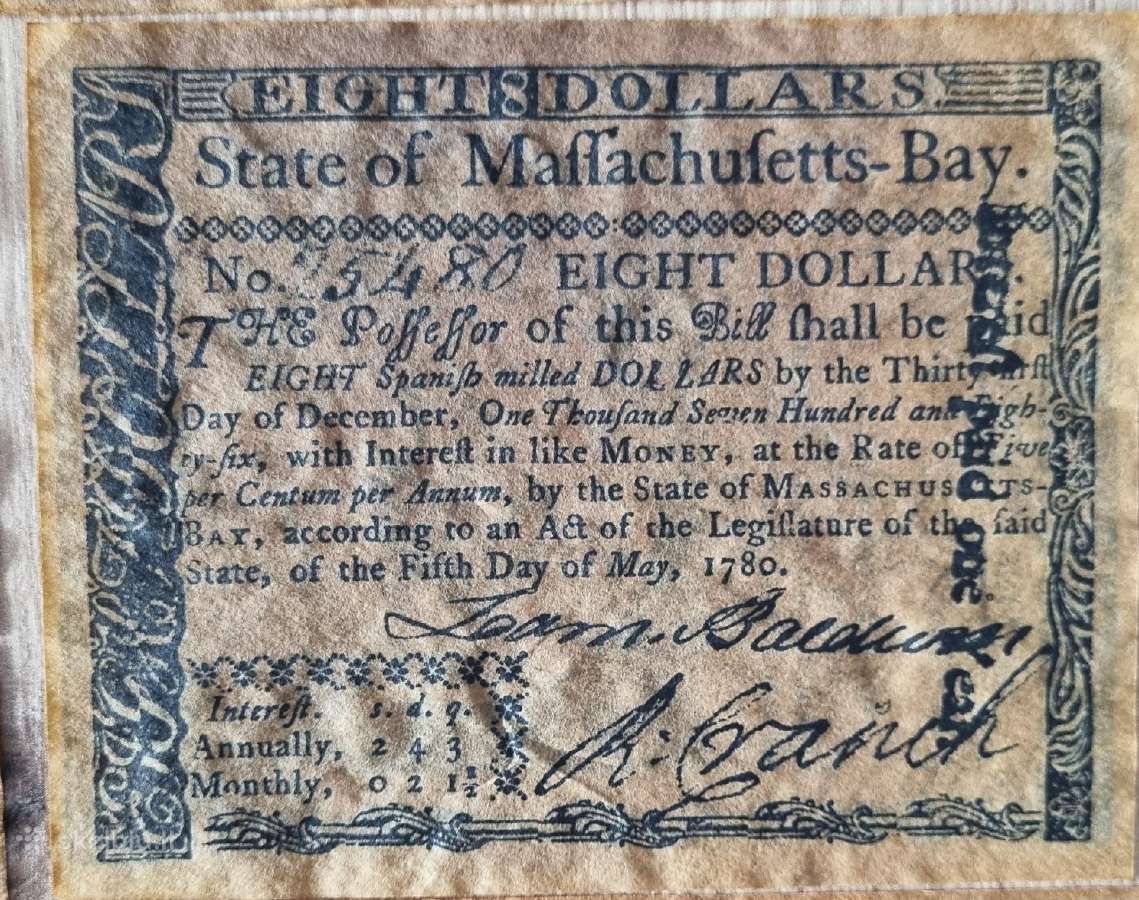 Amerikos banknotai 1773-1780 - nuotraukos Nr. 18