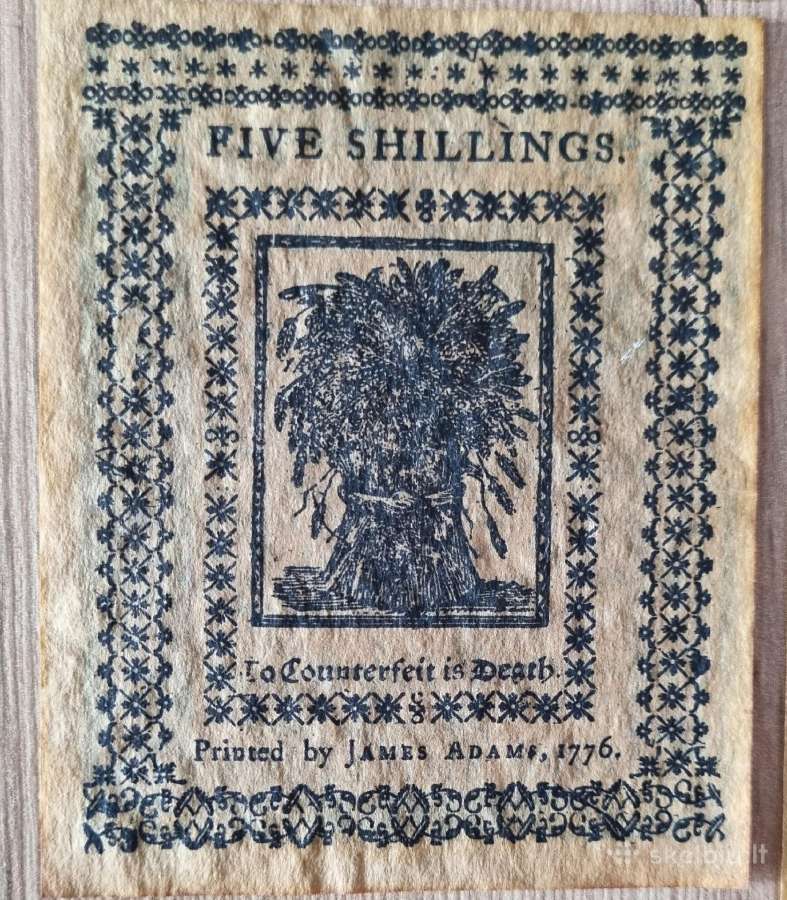 Amerikos banknotai 1773-1780 - nuotraukos Nr. 23