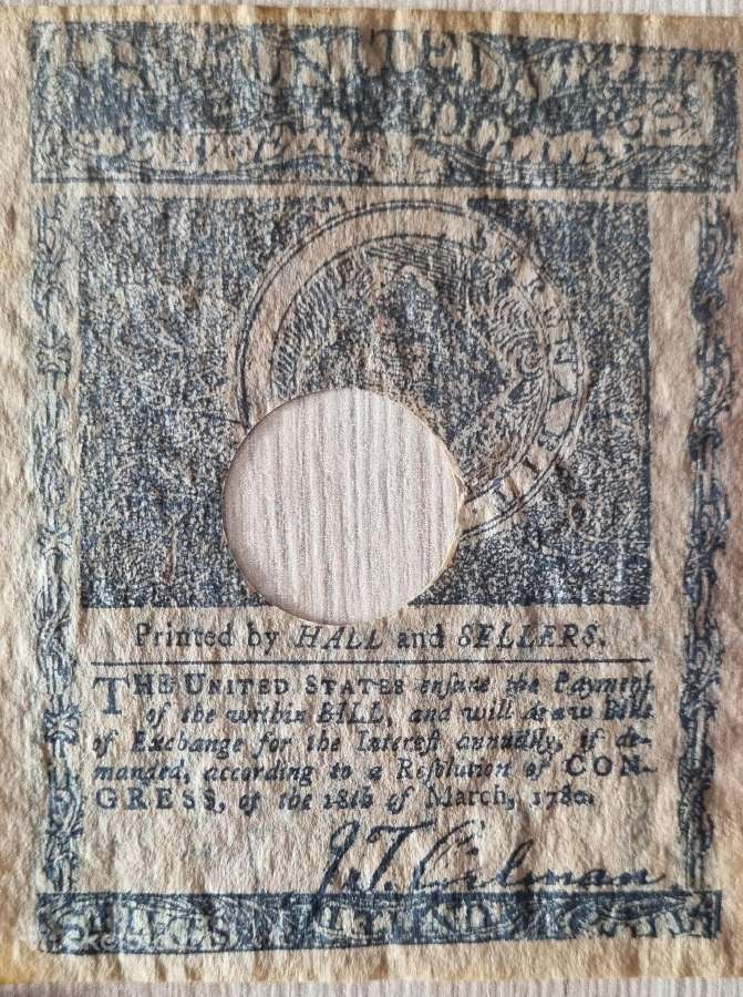 Amerikos banknotai 1773-1780 - nuotraukos Nr. 24