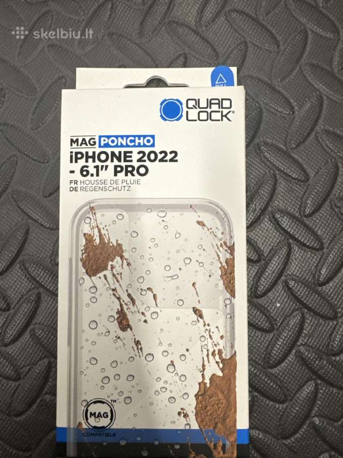 Quad Lock® iPhone 14 Pro Poncho apsauginis dan