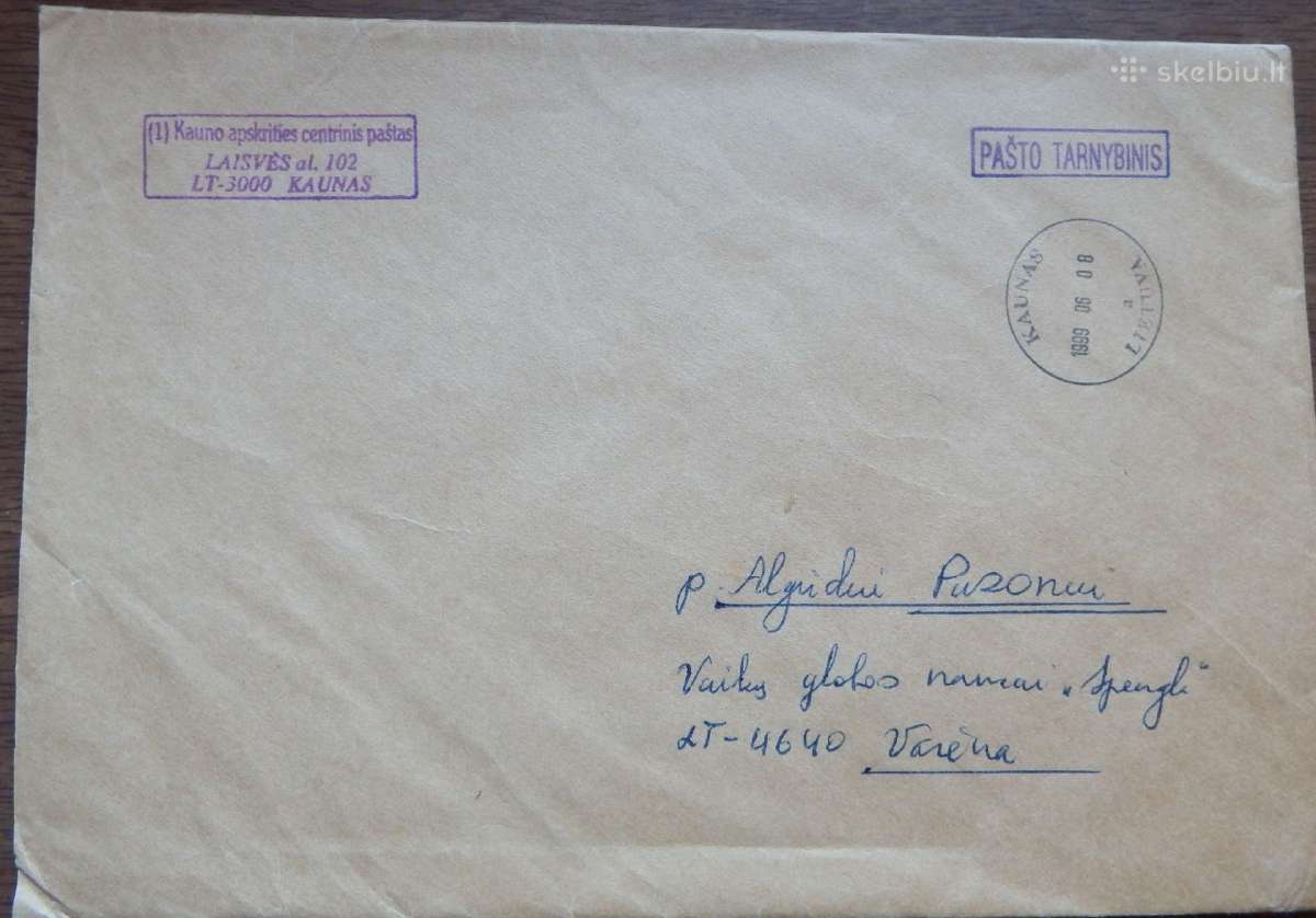 Pašto siuntų žymės: express, par avion, pirmenybin - nuotraukos Nr. 29