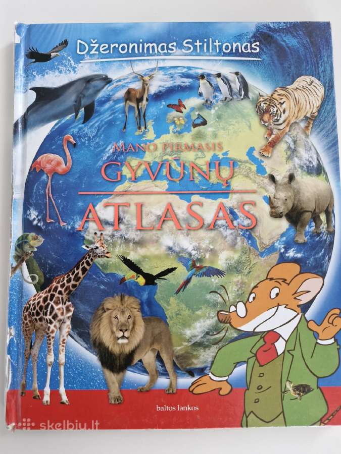 Knyga vaikams Mano pirmasis gyvūnų atlasas