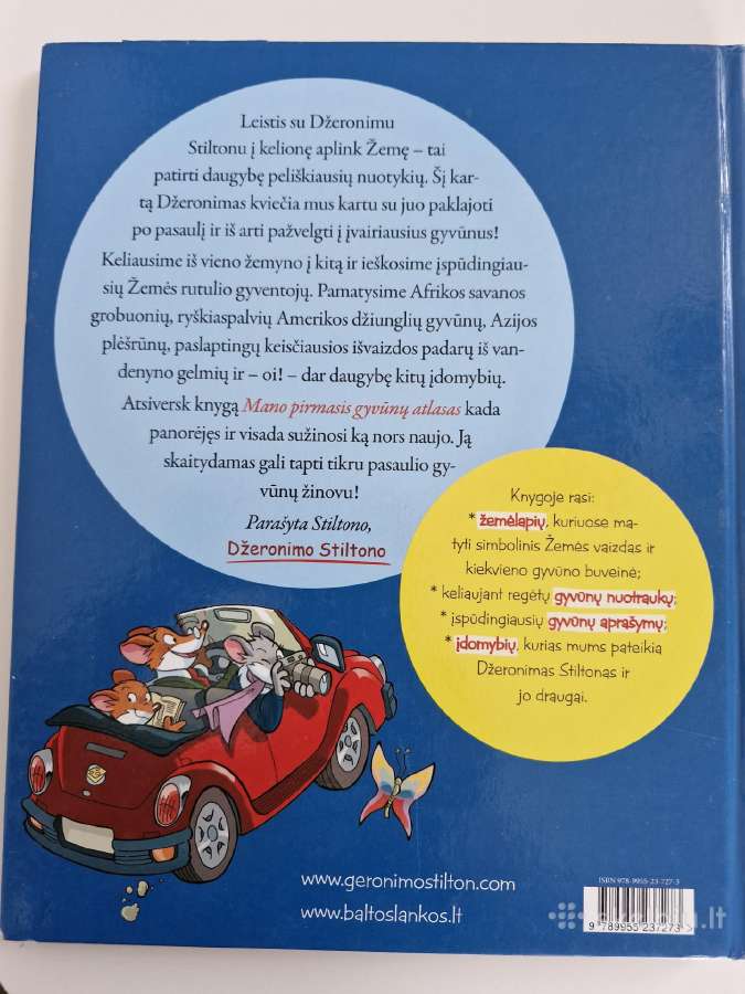 Knyga vaikams Mano pirmasis gyvūnų atlasas - nuotraukos Nr. 7