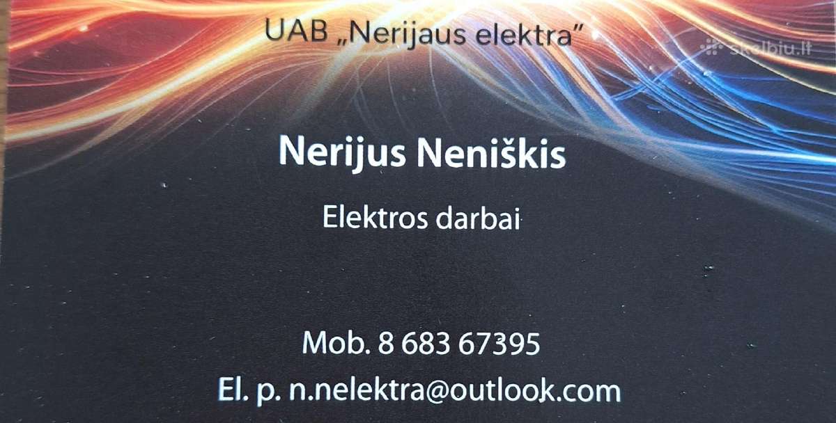 Elektrikas Panevėžyje