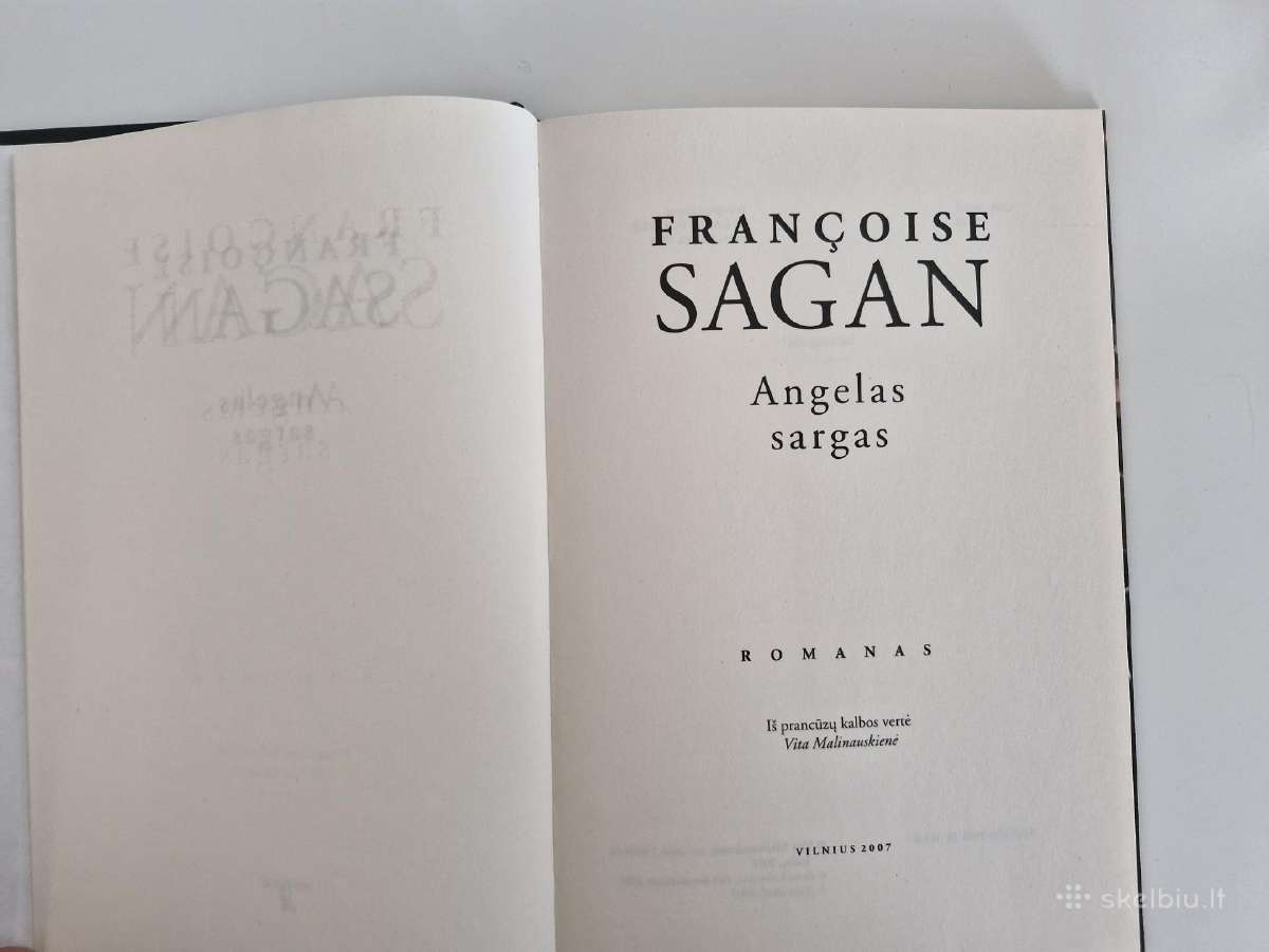 Romanas F.sagan Angelas sargas - nuotraukos Nr. 2