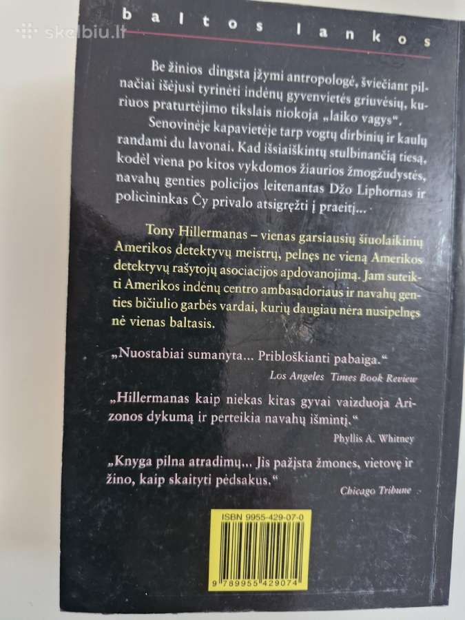 Detektyvas T.hillerman Laiko vagis - nuotraukos Nr. 4
