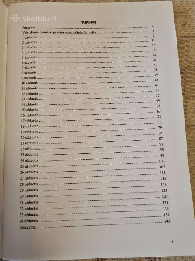 Matematikos brandos egzamino užduočių pavyzdžiai - nuotraukos Nr. 3