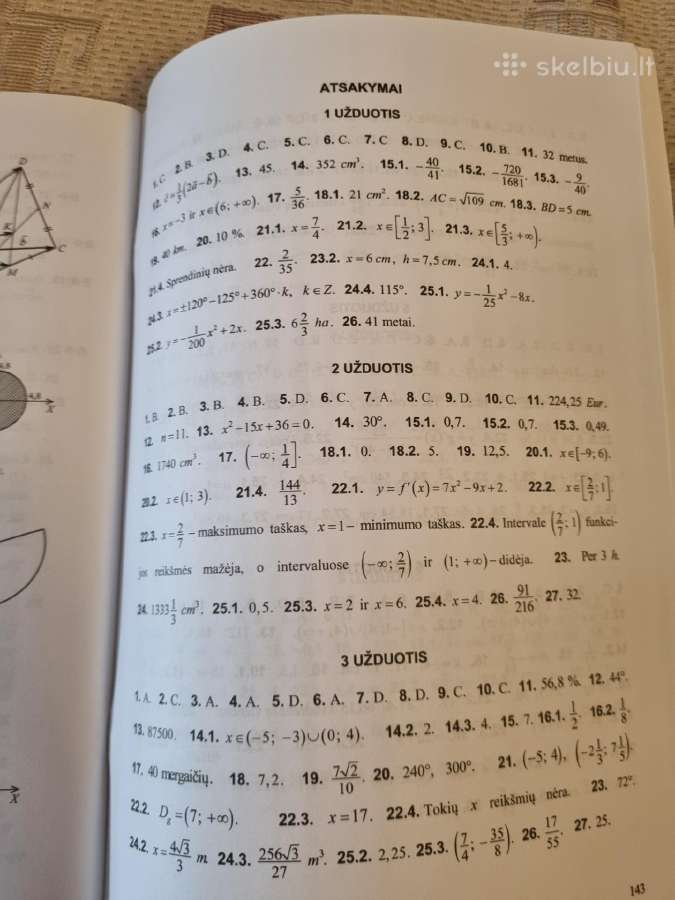 Matematikos brandos egzamino užduočių pavyzdžiai - nuotraukos Nr. 5