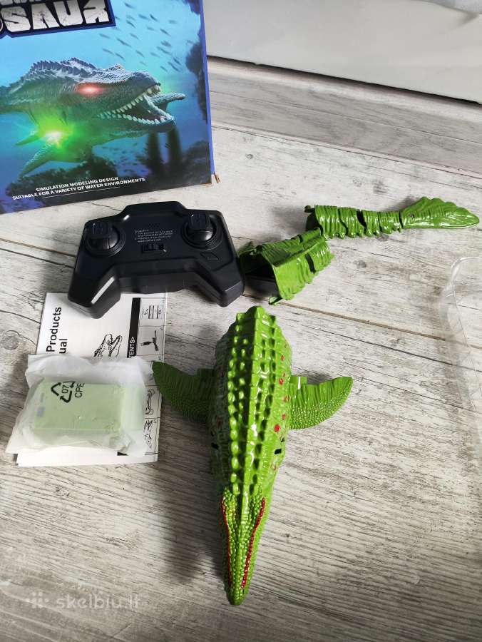 RC laivelis vandenyje plaukiantis dinozauras LED - nuotraukos Nr. 2