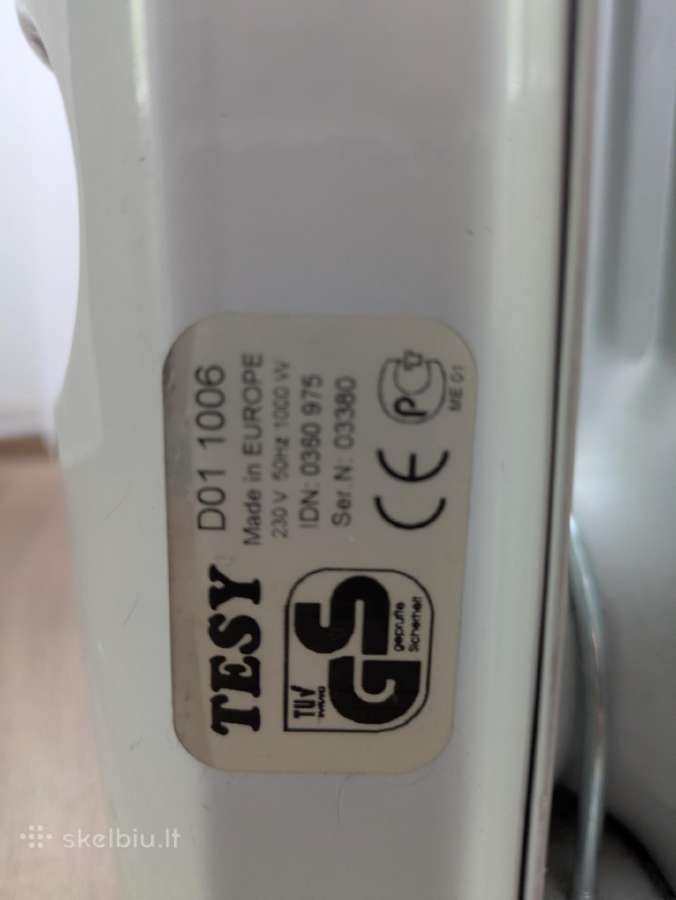 Tepalinis oro šildytuvas Tesy 1000w - nuotraukos Nr. 5