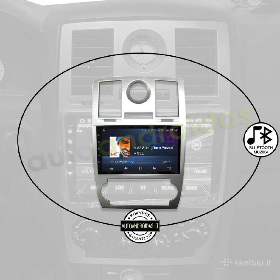 Chrysler 300c 2004-11 Android multimedia WiFi/GPS - nuotraukos Nr. 6