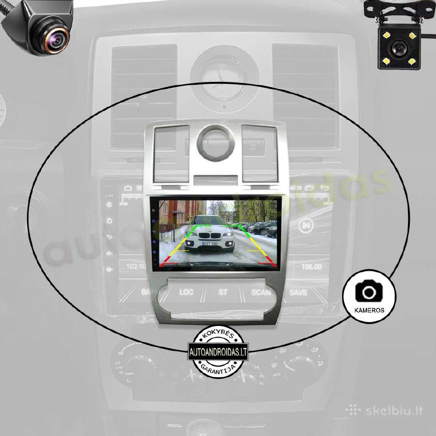 Chrysler 300c 2004-11 Android multimedia WiFi/GPS - nuotraukos Nr. 7