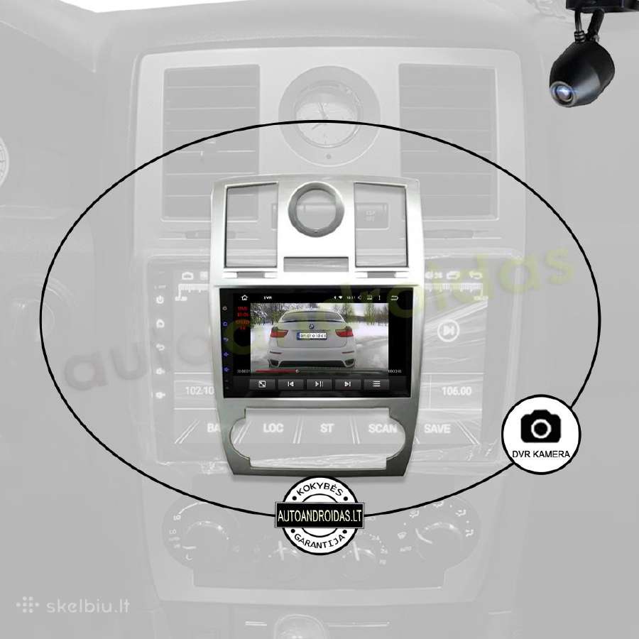 Chrysler 300c 2004-11 Android multimedia WiFi/GPS - nuotraukos Nr. 8
