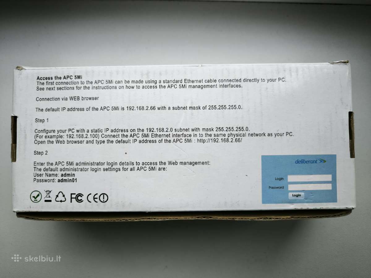 Deliberant Apc 5mi V2 Naujas access point - nuotraukos Nr. 5