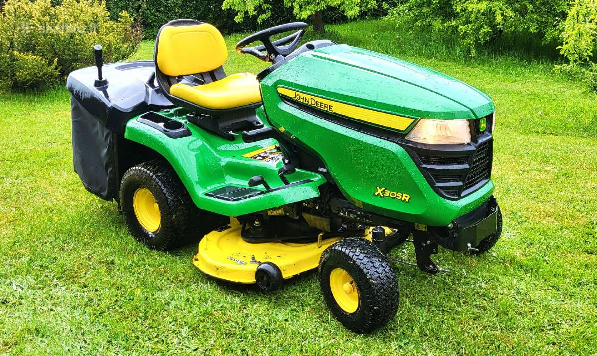 Sodo Traktoriukas John Deere X300r - nuotraukos Nr. 21