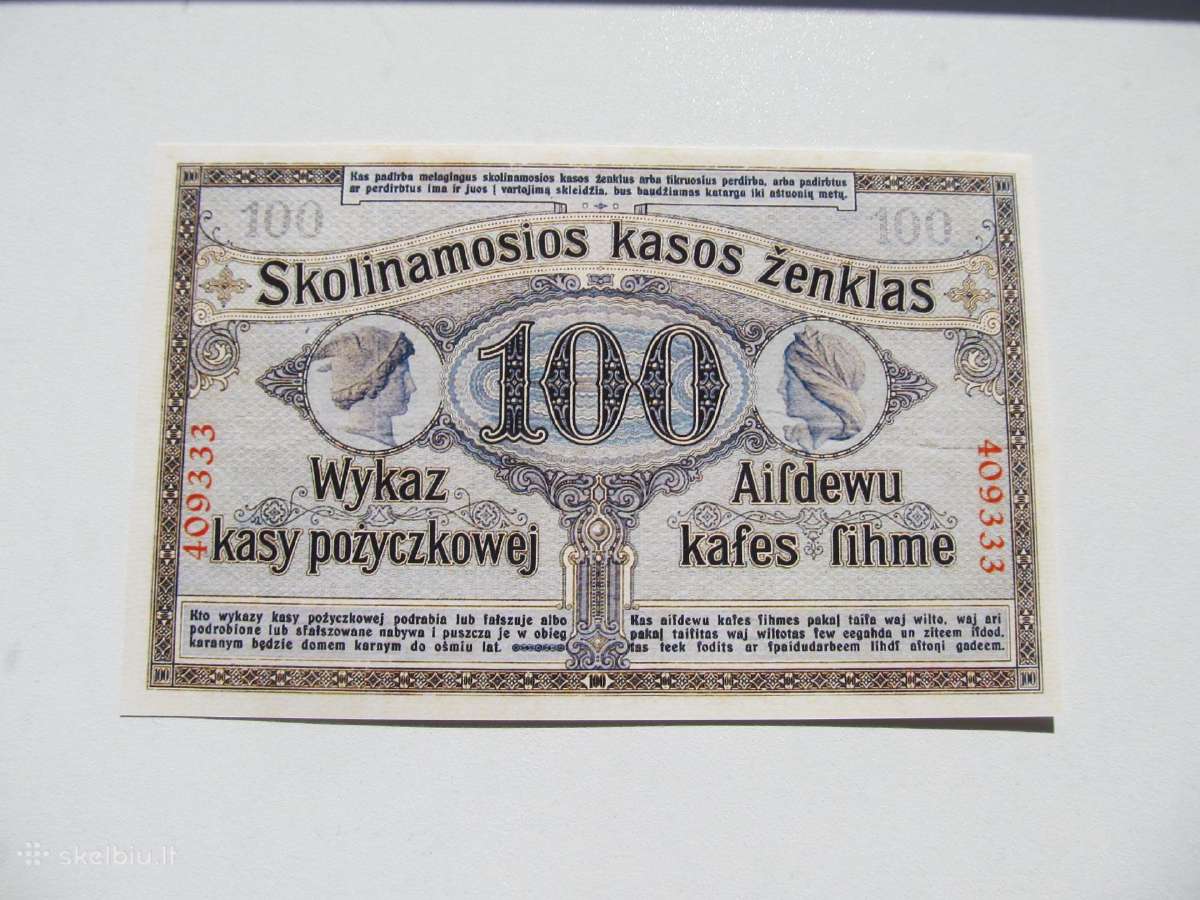 100 ostrubliu , Lietuva , 1916 - nuotraukos Nr. 2