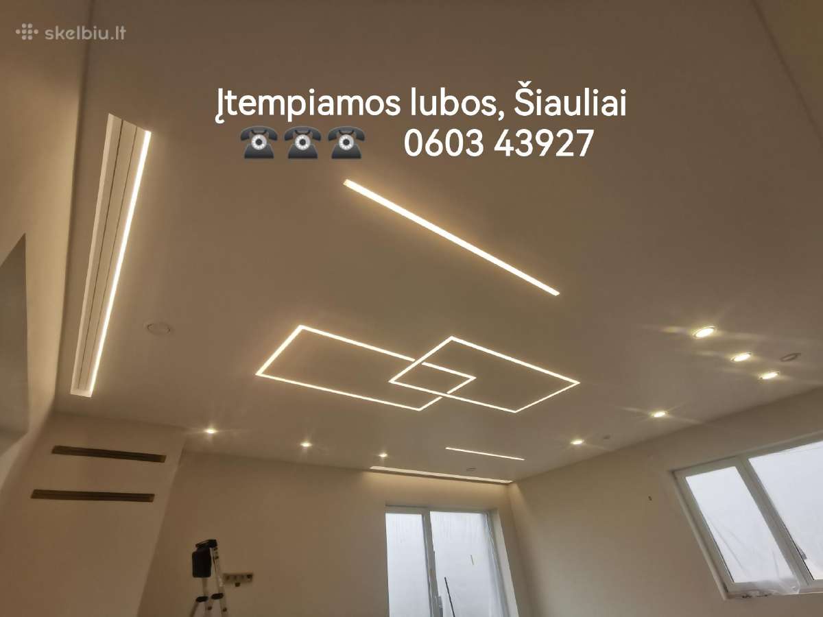 Įtempiamos lubos Šiauliai - nuotraukos Nr. 31