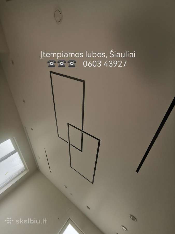 Įtempiamos lubos Šiauliai - nuotraukos Nr. 33
