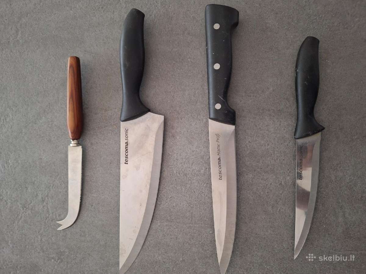 Parduodami maisto gamybai skirti peiliai