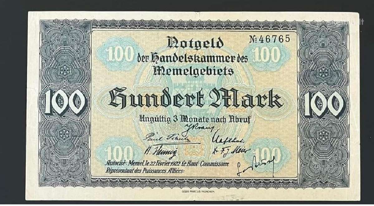 Memelio 20 markių - nuotraukos Nr. 4