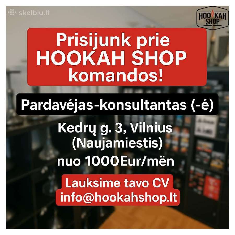 Pardavėjas Kaljanų parduotuvėje 1000€ į rankas.