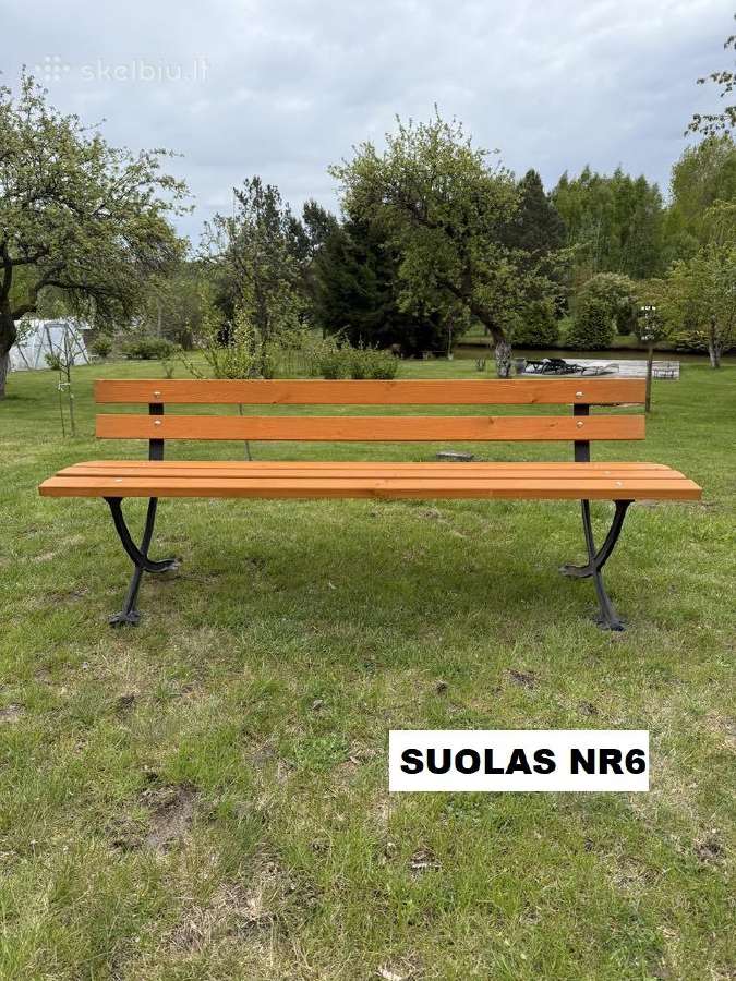 Lauko sūpynės, suolai - nuotraukos Nr. 15
