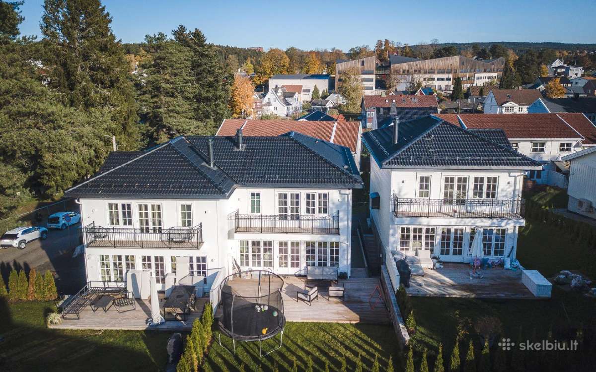Skydinių-karkasinių namų statyba Norvegijoje