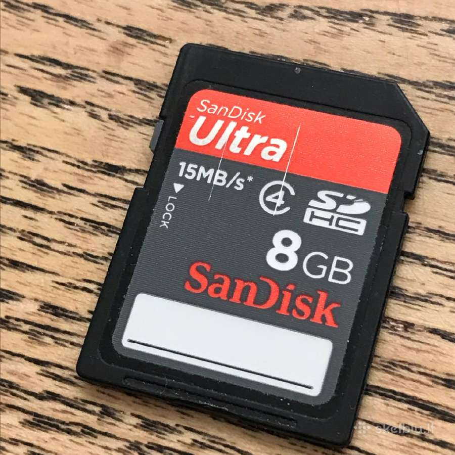 Sandisk atminties kortelė 8gb