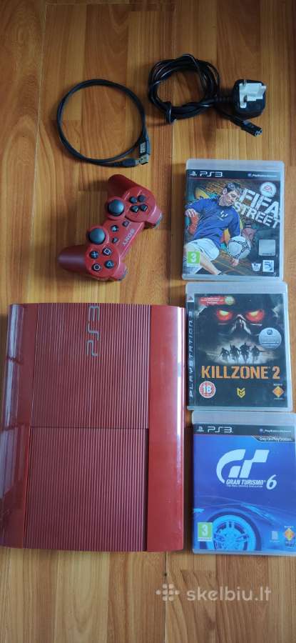 PS3 Super Slim Red 500 GB