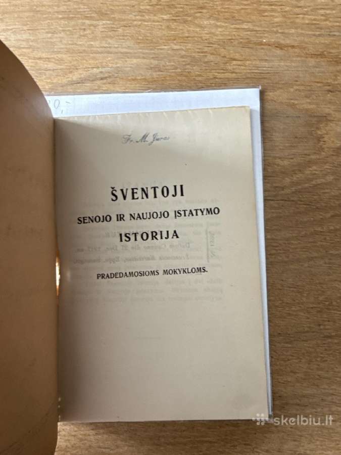 Šventoji Senojo ir Naujojo įstatymo istorija: prad - nuotraukos Nr. 2