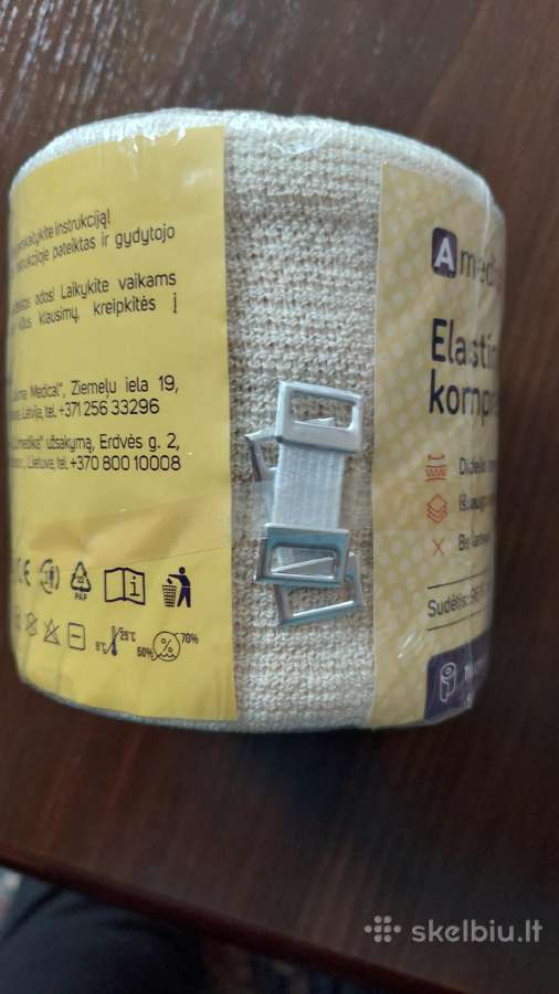 Elastinis kompresinis tvarstis - nuotraukos Nr. 3