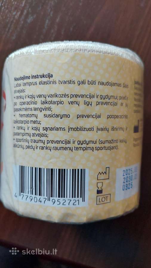 Elastinis kompresinis tvarstis - nuotraukos Nr. 4