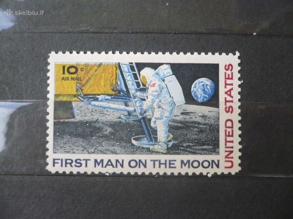 1969 m. Pirmasis žmogus Mėnulyje Mhn