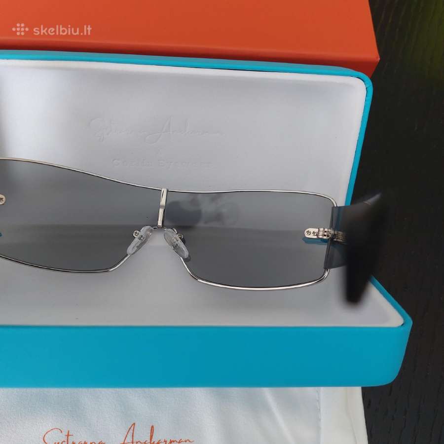 Corlin Eyewear akiniai nuo saulės unisex, pilki - nuotraukos Nr. 5