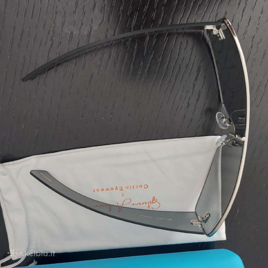 Corlin Eyewear akiniai nuo saulės unisex, pilki - nuotraukos Nr. 14