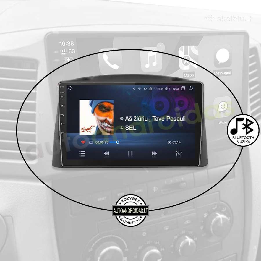 Jeep Grand Cherokee 2004-08 android multimedia GPS - nuotraukos Nr. 6