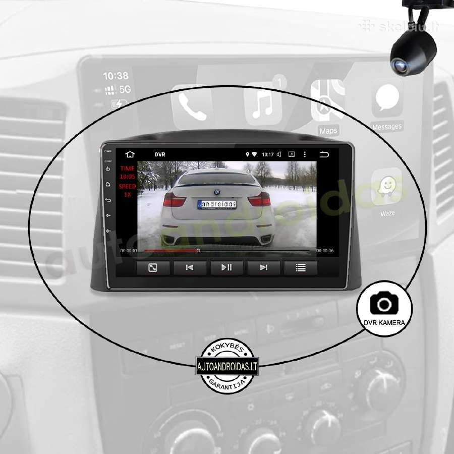 Jeep Grand Cherokee 2004-08 android multimedia GPS - nuotraukos Nr. 8
