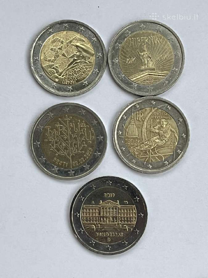 Retesnės Euro monetos 37 Eur siuntimas nemokamas.