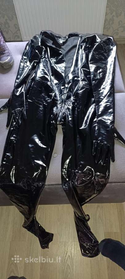 Latex cat suit