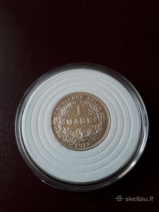 1 marke Vokietija Unc.1912.m.sidabras 0,925