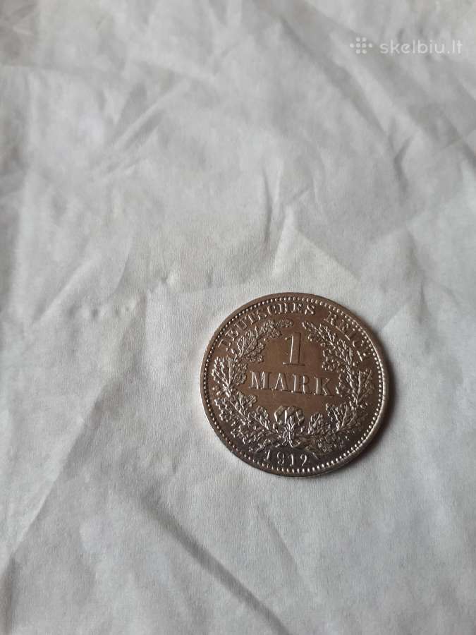 1 marke Vokietija Unc.1912.m.sidabras 0,925 - nuotraukos Nr. 5