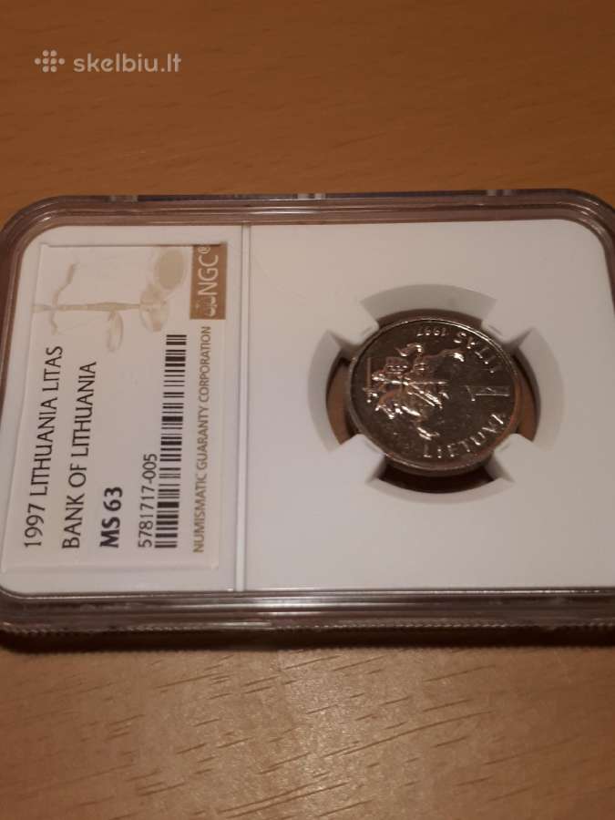 1 Litas bankui 75m. - nuotraukos Nr. 2